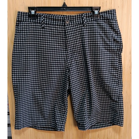 Adidas Size 32 Golf Black White Check Outdoors‎ - Picture 1 of 6